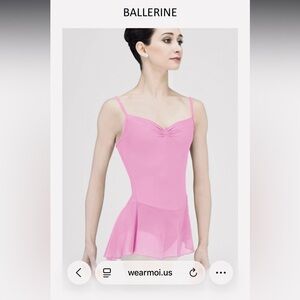 NEW Wear Moi Women's Ballet Dance Skirted Leotard w Tulle Skirt